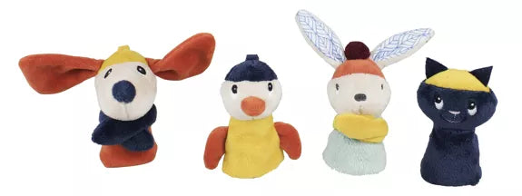 Set de 4 Marionnettes de doigts