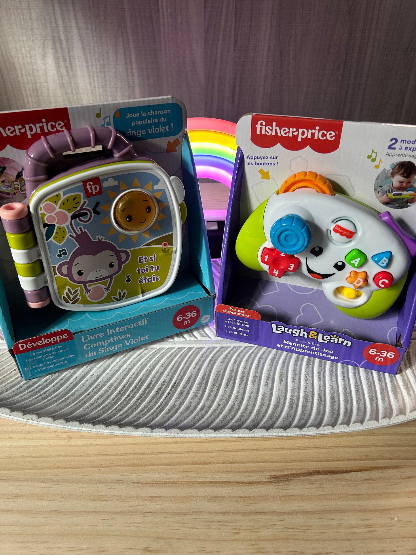 Lot : Livre Comptines + Manette de jeux bébé