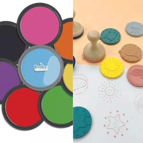 Lot : Tampons de la mer + encreurs