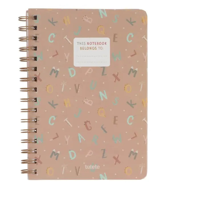 Cahier d'école - Lettres Amusantes
