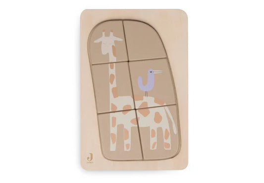 Puzzle en Bois Jungle Jambo - Girafe