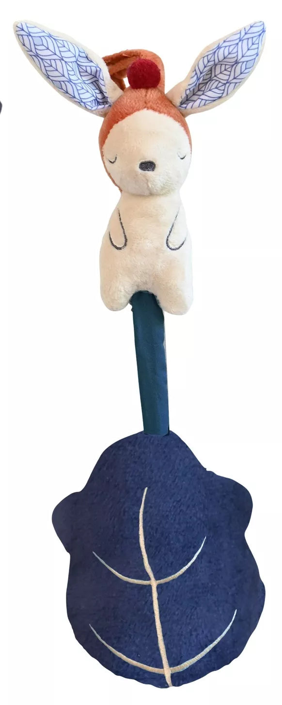 Doudou musical Gabin Lapin – Cadeau naissance – Jouet d’éveil bébé