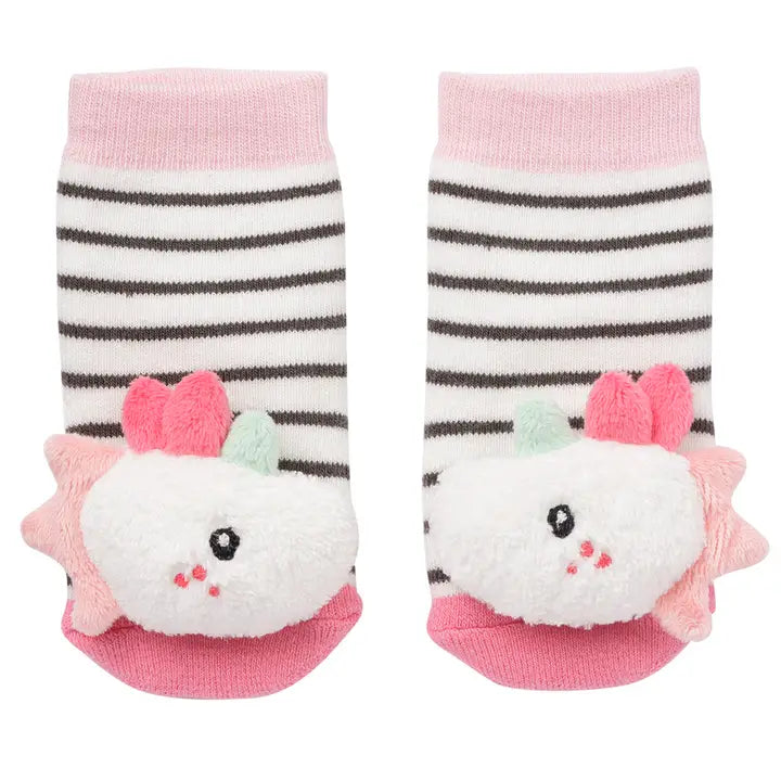 Chaussettes à hochet - Licorne
