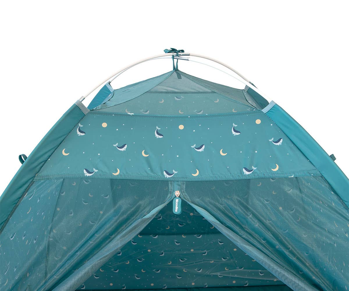 Tente avec protection anti-moustiques - Whale Teal