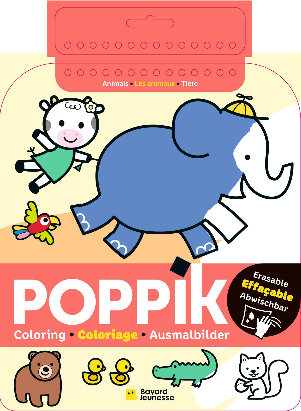 LIVRE DE COLORIAGE EFFACBLE LES ANIMAUX