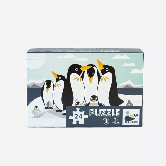 Puzzle enfant 24 pièces Famille Pingouin