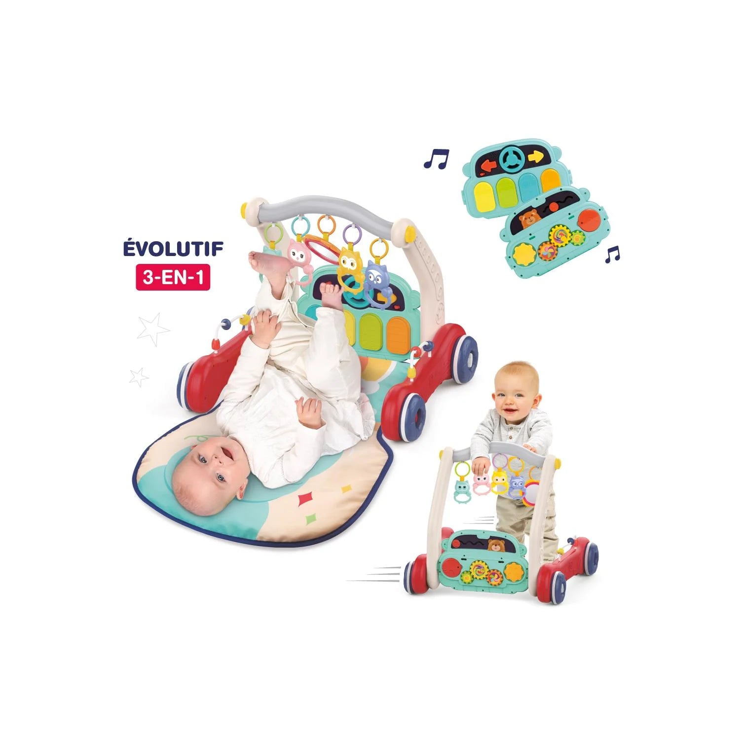 Tapis et Chariot de marche