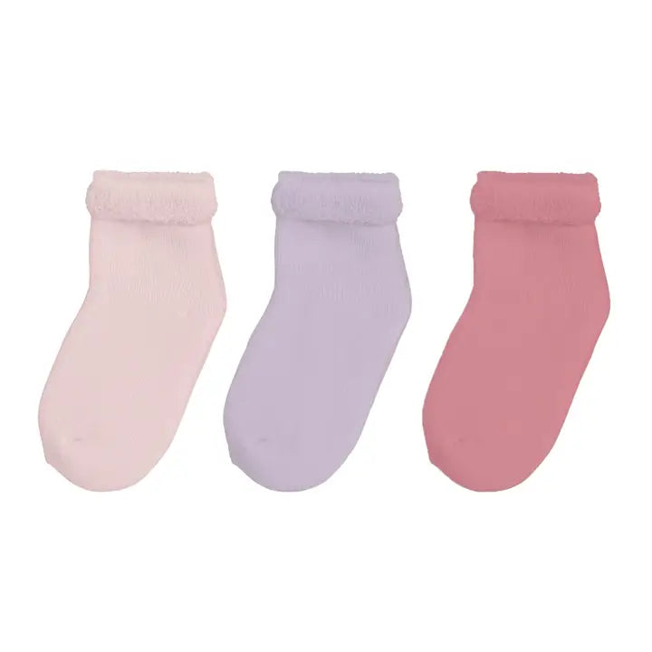 Lot de 3 paires de chaussettes bébé - Rose