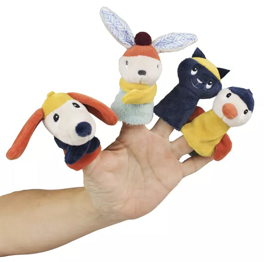 Set de 4 Marionnettes de doigts