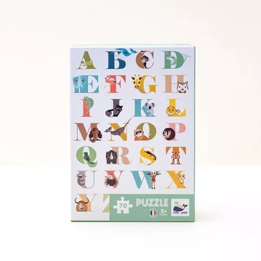 Puzzle enfant 70 pièces ABECEDAIRE