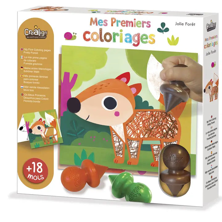 Mes premiers coloriages - Jolie Forêt