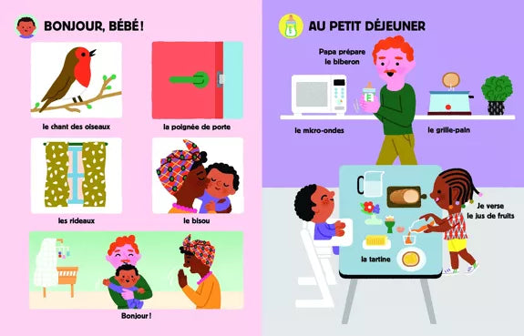 Livre sonore - Mon imagier sonore - Les petits bonheurs de la vie