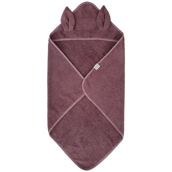 Serviette à capuche - Violette