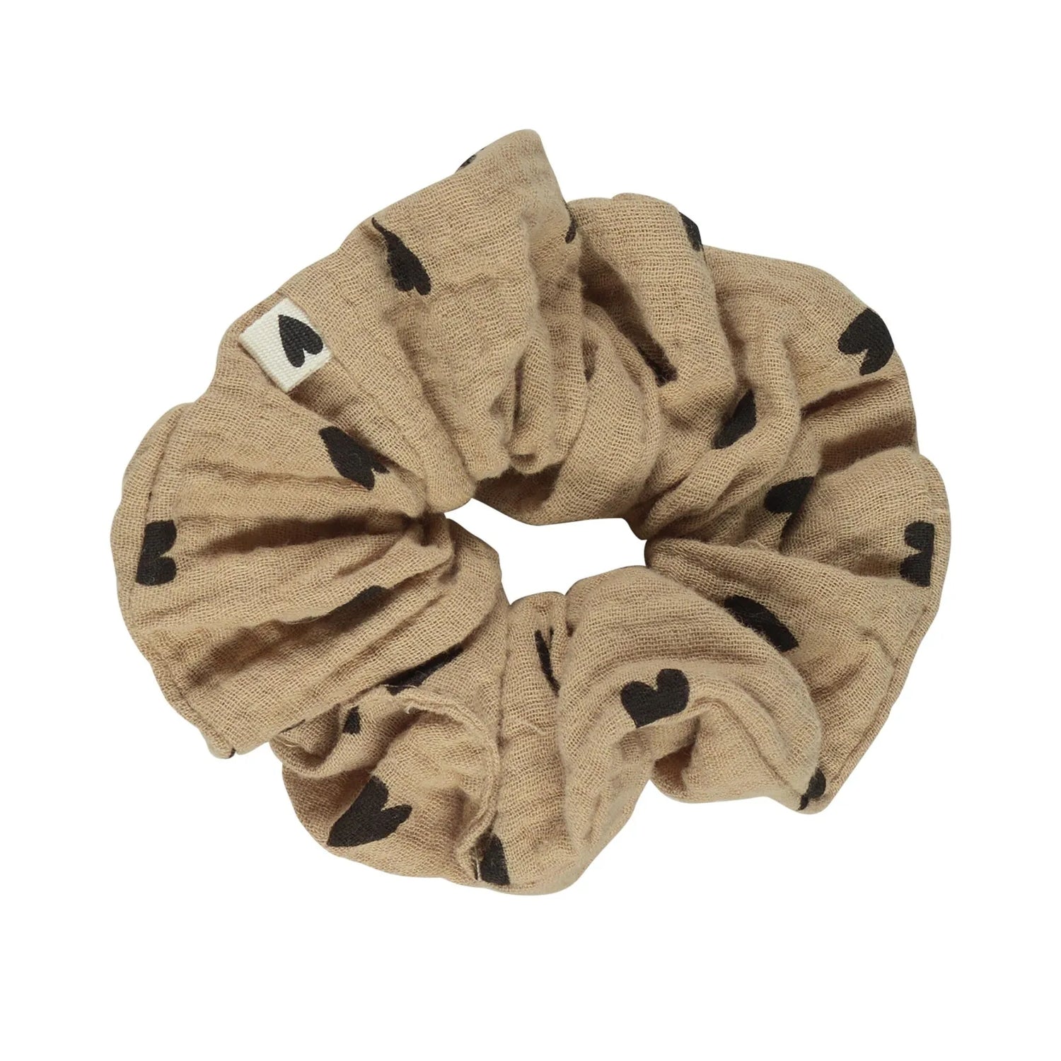 Chouchou - Cœurs beige