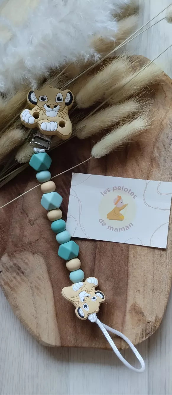 Attache tétine - Simba