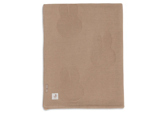 Couverture Berceau 75x100cm Miffy - Biscuit/Velvet