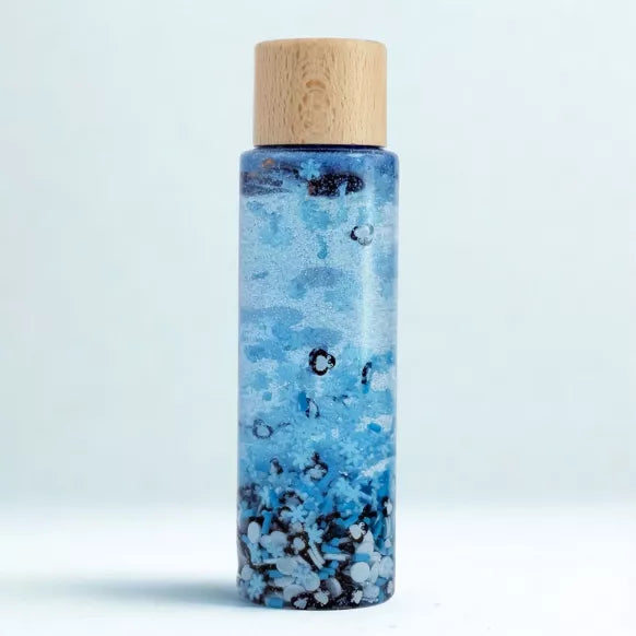 Bouteille sensorielle "Funny pingouins"