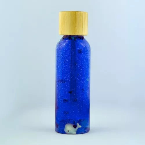 Bouteille sensorielle "Jolie baleine"