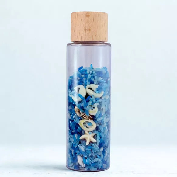 Bouteille sensorielle "Trésor marin"