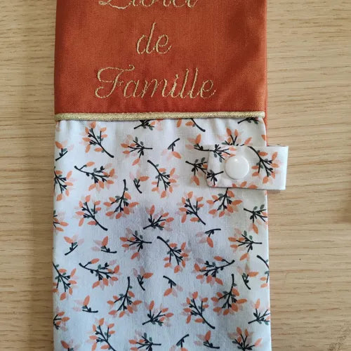 Protège livret de famille - Caramel