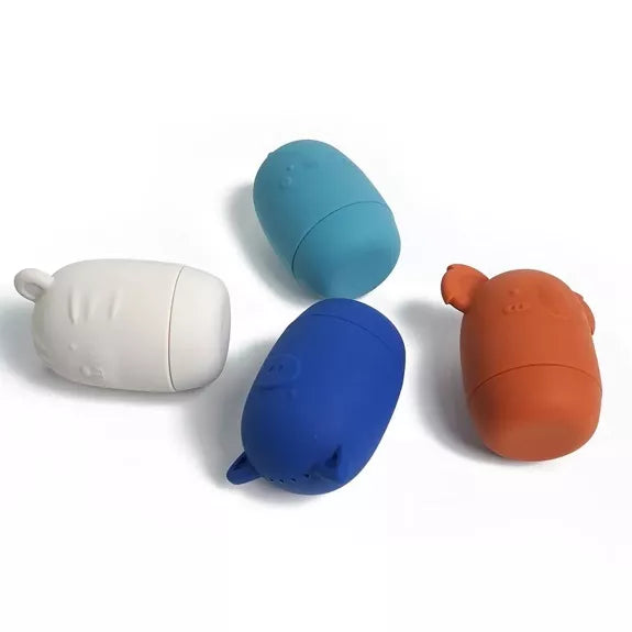 Jouets de bain - Les animaux rigolos - silicone
