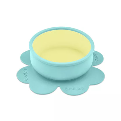 Lot : Bol ventouse + Cuillère Bleu