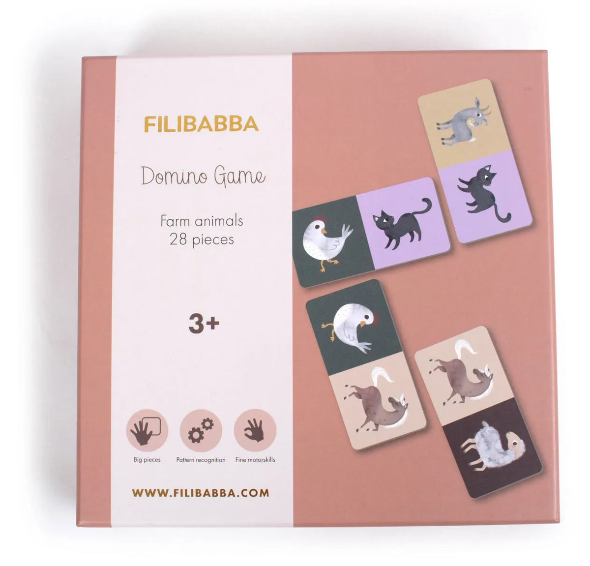 Jeu Domino 28 pièces – Animaux de la ferme
