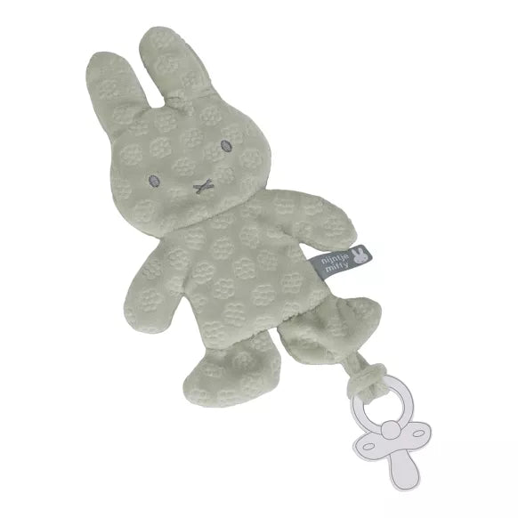 Doudou attache tétine Miffy - Flower Vert