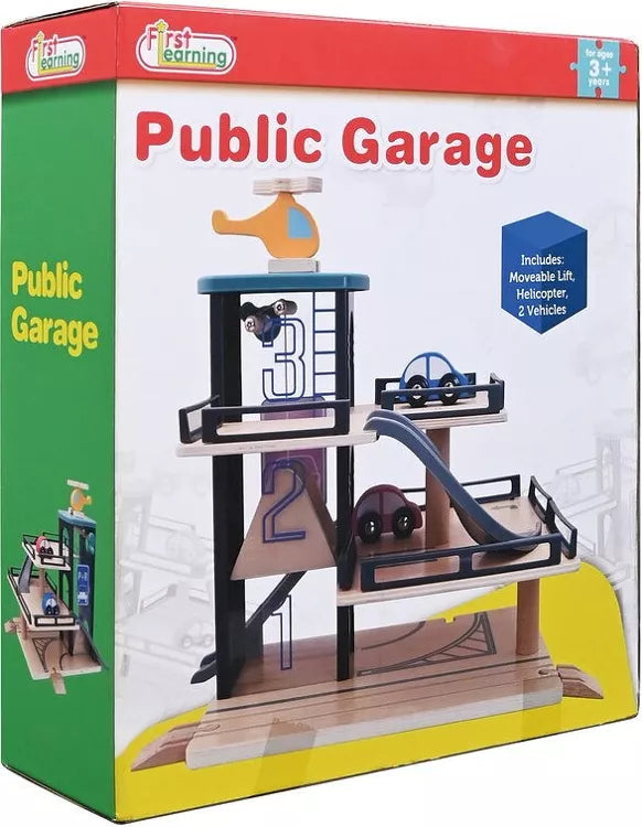 Garage et 3 véhicules bois