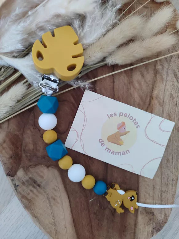 Attache Tétine - Bleu