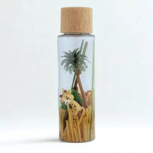 Bouteille sensorielle "Happy safari" 🦒