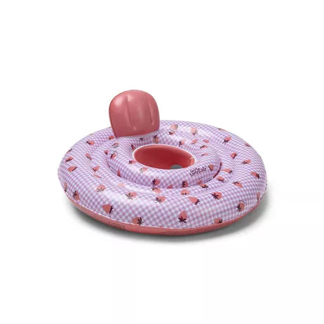 Bouée bébé - Rose - Champs de fraises - 0/1 an