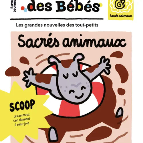 Journal papier bruissant - Sacré Animaux