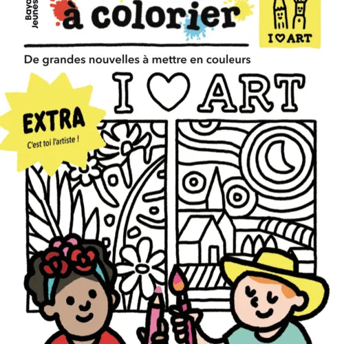 Journal papier bruissant à colorier - La Gazette