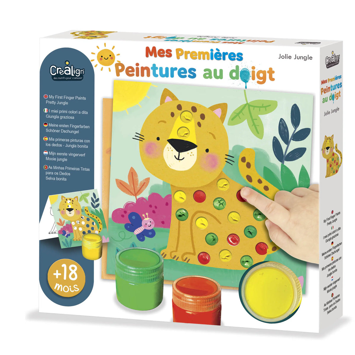 Mes premières peintures aux doigts - Jolie Jungle