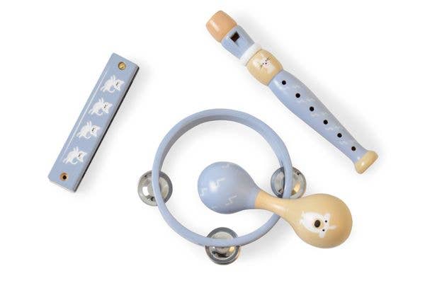 Ensemble de musique, bleu