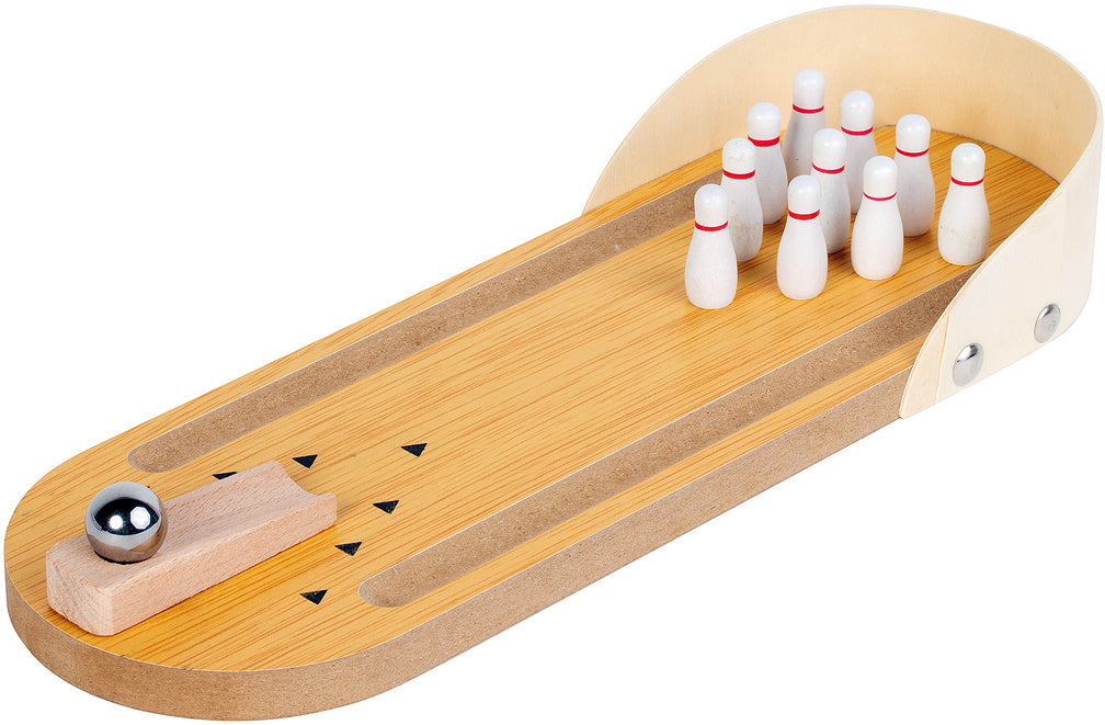 Jeu de Bowling de table en bois - 30 cm