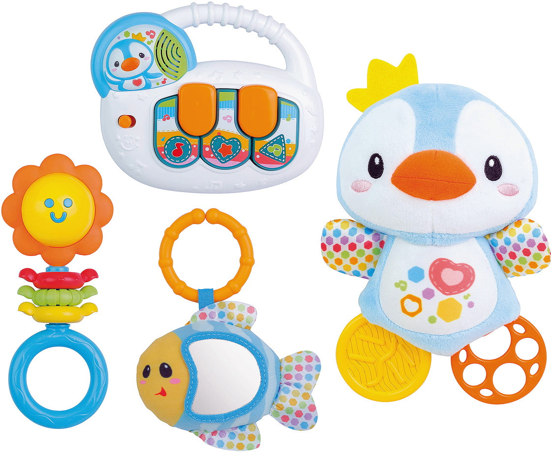 Set 4 jeux d'éveil - Sons et lumières