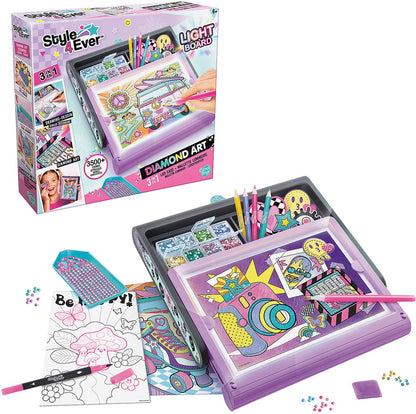 Malette Art Diamant LED 3 en 1