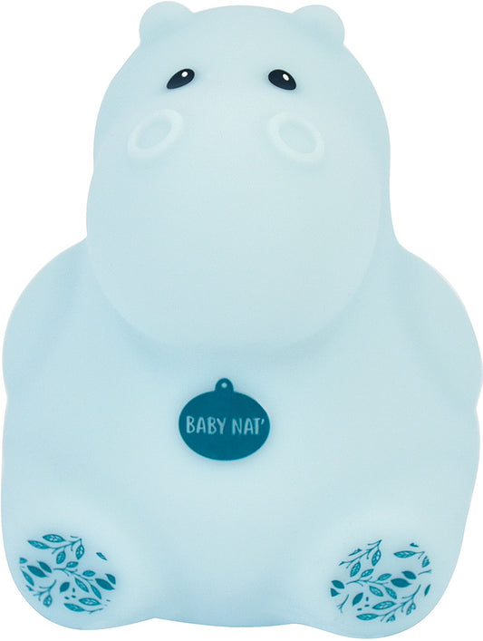 Veilleuse Hippopotame - Bleue