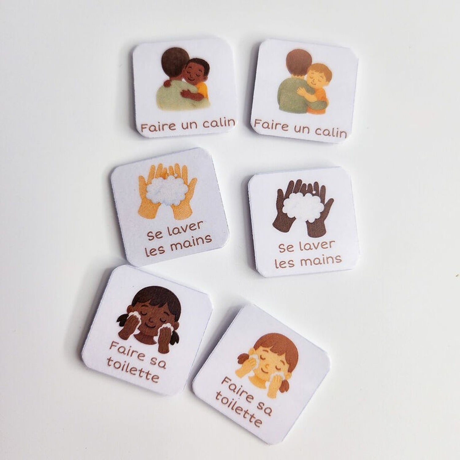 Tableau de routine pour enfants matin & soir - Animaux marins