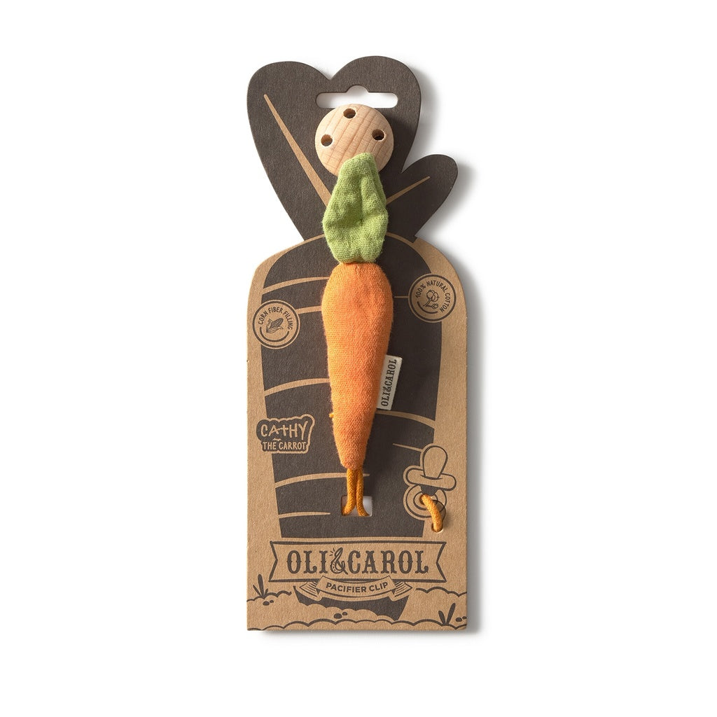 Attache tétine - Cathy la carotte