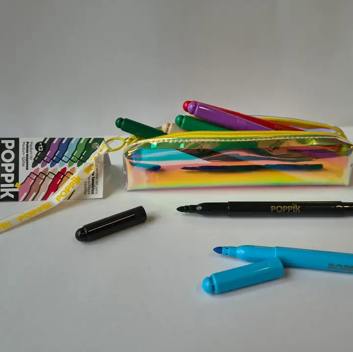 Trousse de 12 feutres lavables