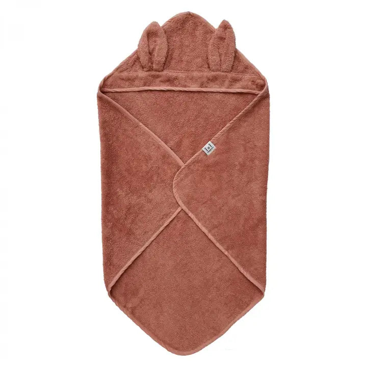 Serviette à capuche - Rose