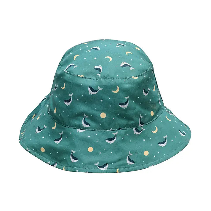 Bob réversible - Vert Baleine / 6-18m