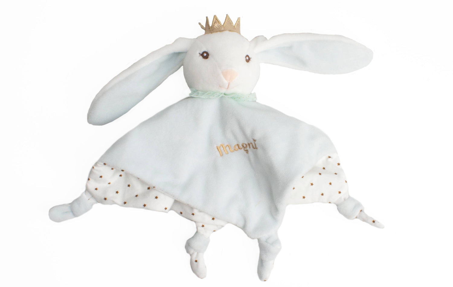 Doudou lapin en tissu
