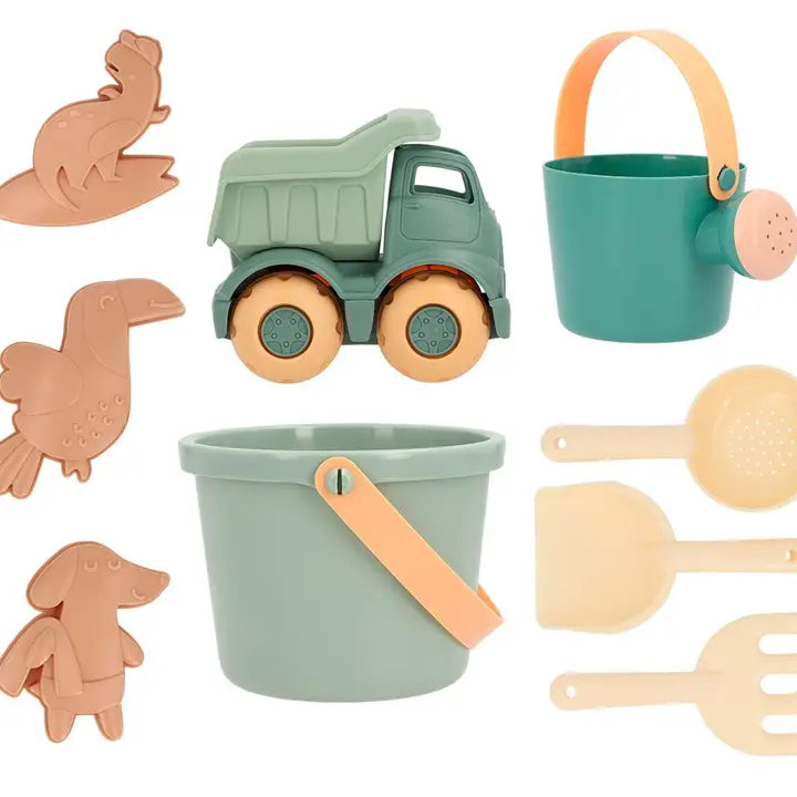 Ensemble de jouets de plage - Vert