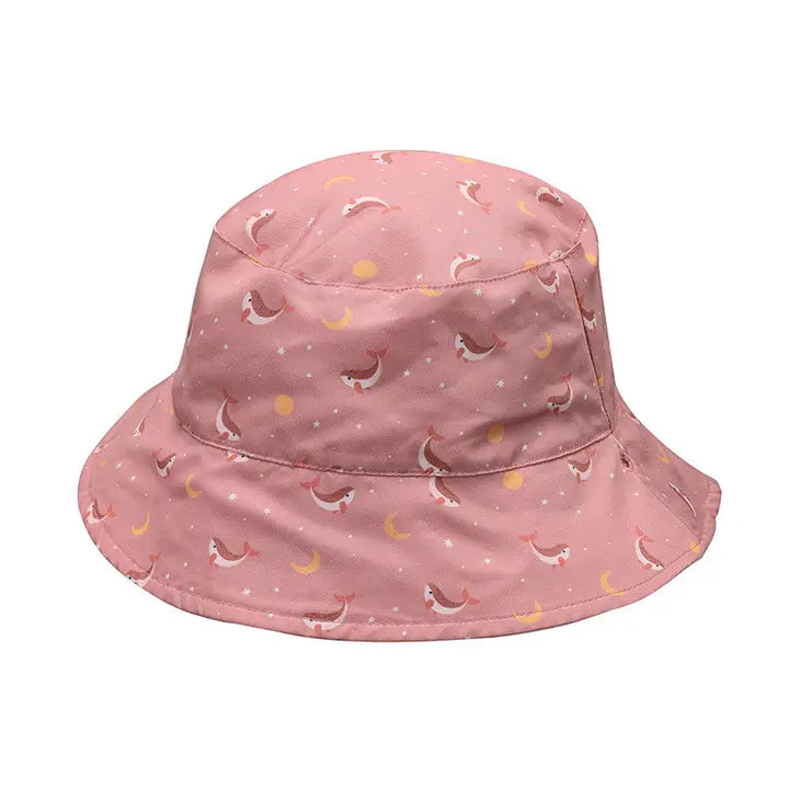 Bob réversible - Rose baleine / 18-36m