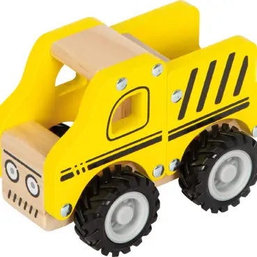 Véhicule de chantier en bois